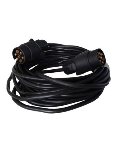 Cavo prolunga rimorchio 2 spine 7 poli. Accessori per carrello. cavo prolunga carrelli