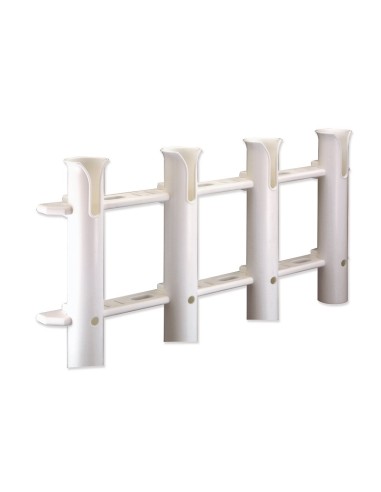Portacanne da pesca multiplo in plastica antiurto - ATTREZZATURE DI COPERTA - M2640001