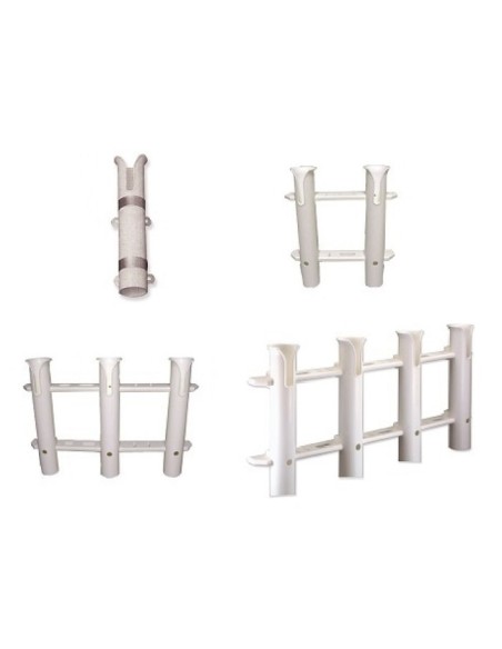 Portacanne da pesca multiplo in plastica antiurto - ATTREZZATURE DI COPERTA - M2640001