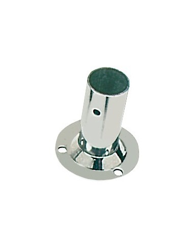 Basetta tonda per tubi  Ø mm 25.