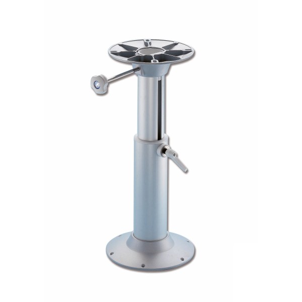 Base and column telescopic  +  rotating seat support