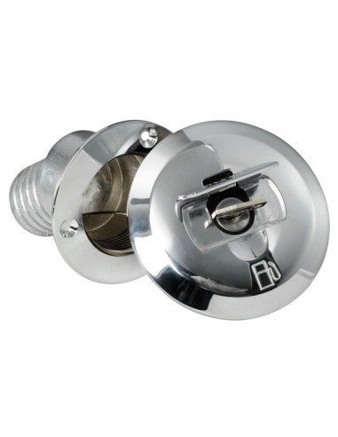 Tappo inclinato in ottone cromato con chiave ø 50 mm mod. FUEL - ATTREZZATURE DI COPERTA - 2066809