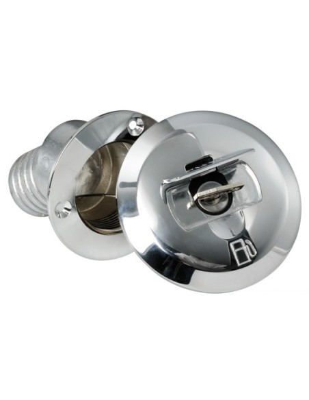 Tappo inclinato in ottone cromato con chiave ø 50 mm mod. FUEL - ATTREZZATURE DI COPERTA - 2066809