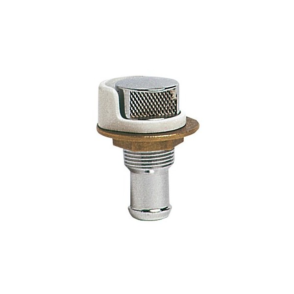 Chromed brass fuel vent 2