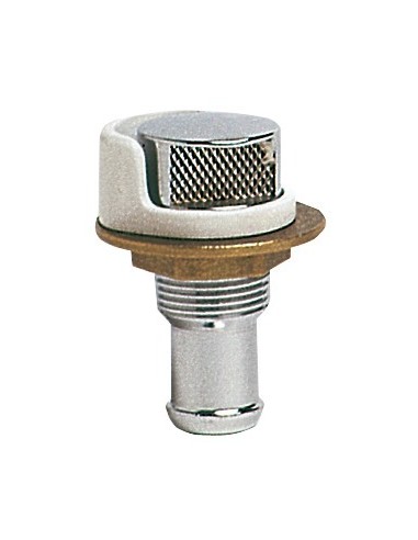 Chromed brass fuel vent
