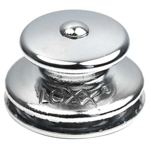 Bottone Tenax femmina per capottine e tendalini. Bottone Loxx femmina in acciaio inox.