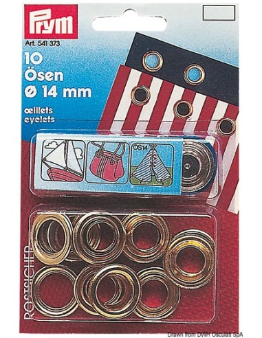Eyelets and studs hole ø 11 mm. - DECK EQUIPMENTS - 1037211
