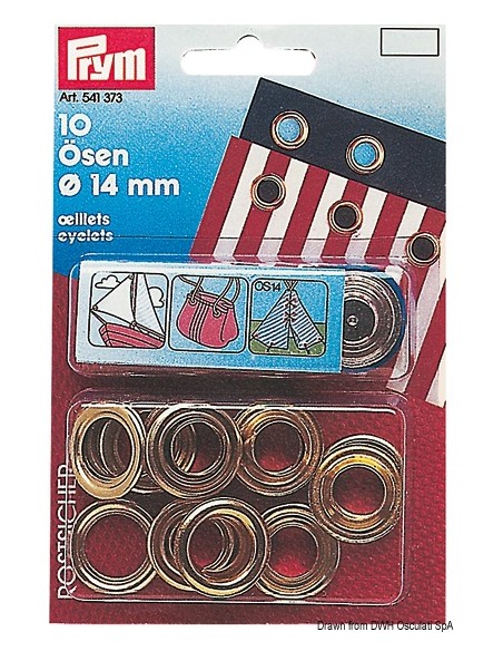Eyelets and studs hole ø 11 mm. - DECK EQUIPMENTS - 1037211