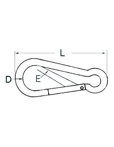 Snap-hooks with flush closure - Ironware - 0919005