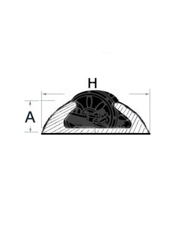 Profilo in alluminio 56 x 14 mm anodizzato  - Ancoraggio e Ormeggio - 4448710