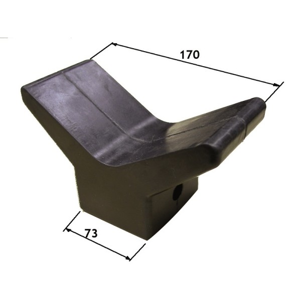 Supporto - Ricambi per carrelli e roulotte - 0809450