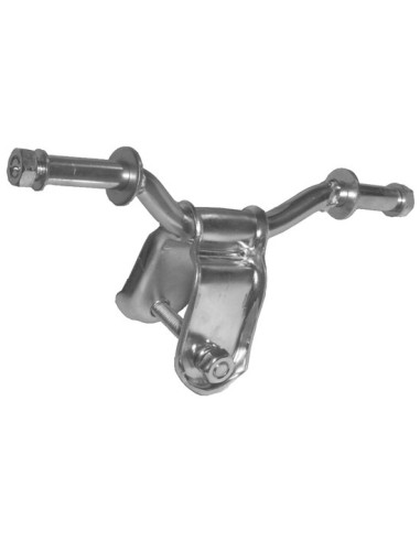 Staffa per rullo laterale Ø 120 mm - Ricambi per carrelli e roulotte - 0202930