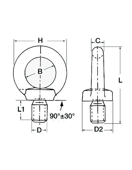 Forged eyebolt - Ironware - 3915806