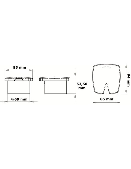 Box doccia NEW EDGE Mizar coperchio Cromato - Docce e box doccia - 1524306