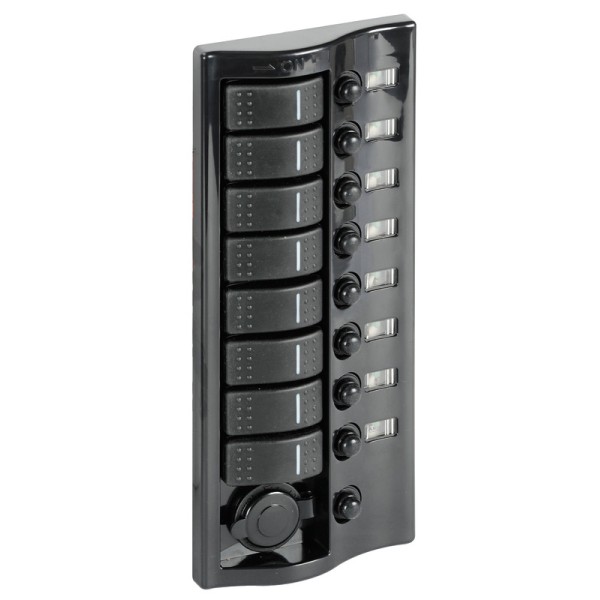 Electric panel with flush switch - Electricity - 1484309