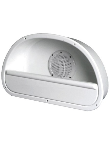 Tasca laterale portaoggetti in ABS predisposta per montaggio casse stereo - cassonetto laterale portaoggetti