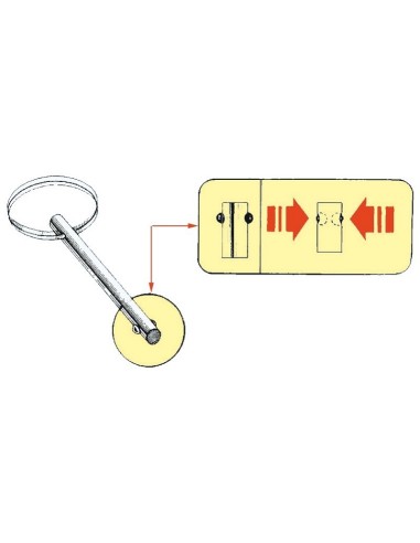 Spinotto autobloccante in Acciaio Inox - Ferramenta Nautica - 3726410