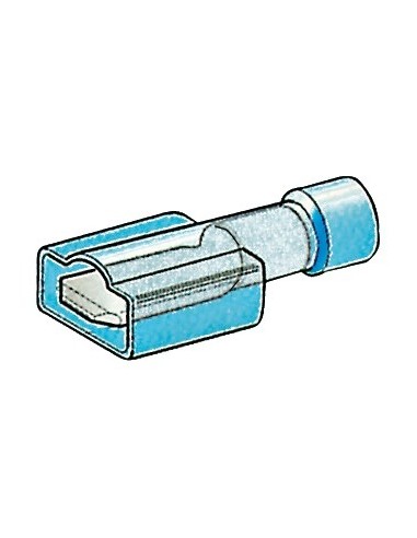 Faston terminals, fully pre-insulated 6.3-mm size - Electricity - 1418555