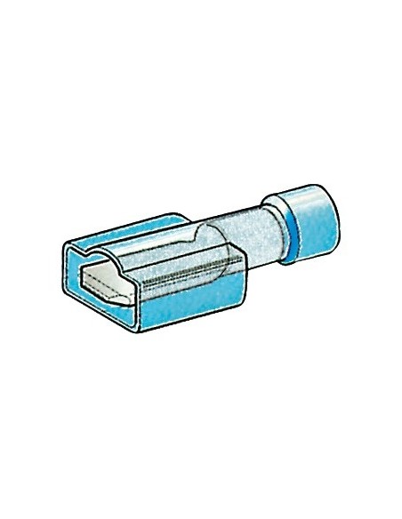 10 Faston completamente preisolati da 6,3 mm - Elettricità - 1418555