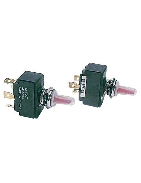 Toggle switch, lighted model - Electricity - 1430336