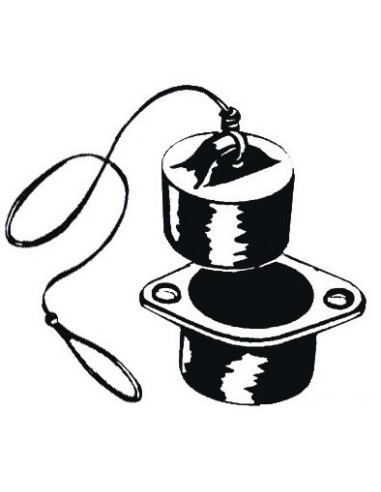Drain plug fitted with valve for rubber dinghies - Inflatables and Accessories - 1853400