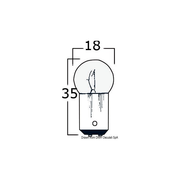Lampadina bipolare con sfera piccola per luci di via barca - Illuminazione - 1420000 2
