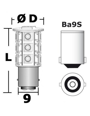 Lampadina al led per fanali e luci di via - Illuminazione - 1422501