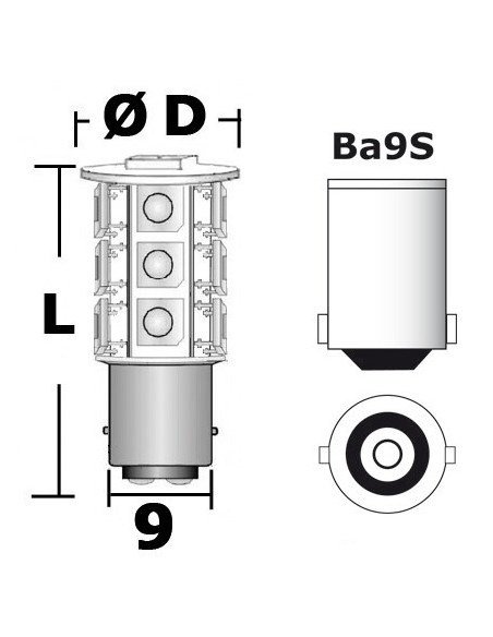Lampadina al led per fanali e luci di via - Illuminazione - 1422501