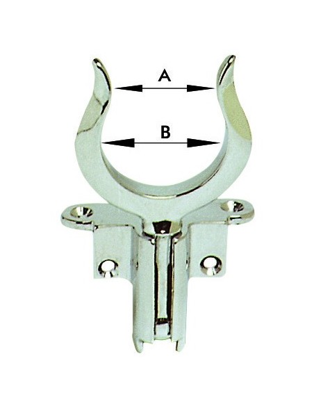 Special chromed brass rowlock - Anchorage and Docking - 3443300