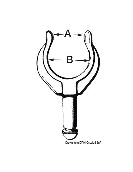 JARNFORDLINGS Delrin rowlocks - Anchorage and Docking - 3443501