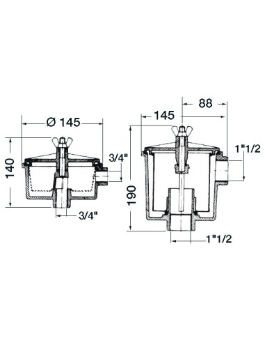 Utility water filter - Engine Accessories - 1765201
