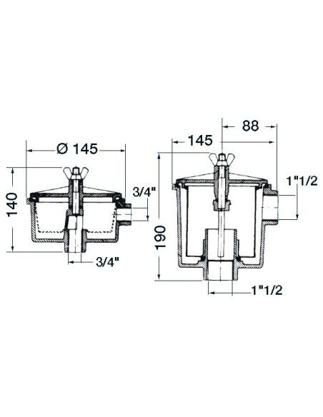 Filtro defangatore per acqua motore - Motonautica e Acc. Motore - 1765201