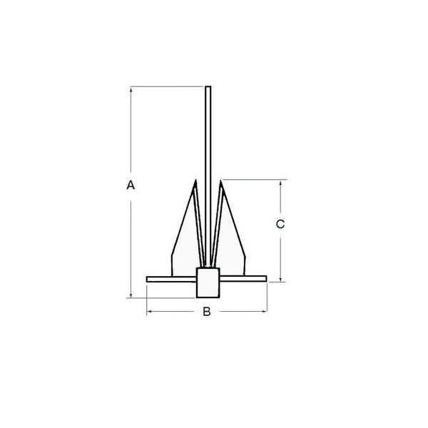 DANFORTH anchors made of hot-galvanized steel - Anchorage and Docking - 0114304 2