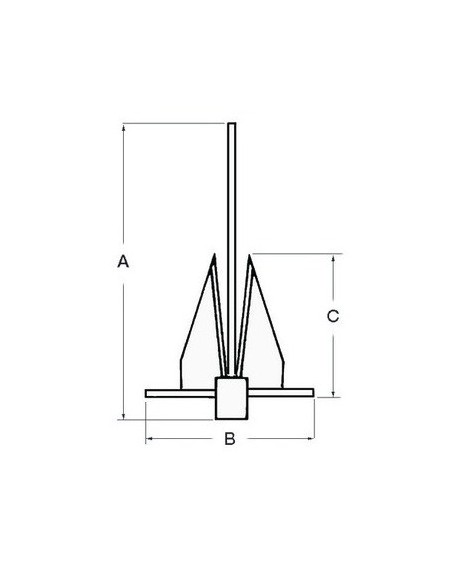 DANFORTH anchor made of stainless steel - Anchorage and Docking - 0114607