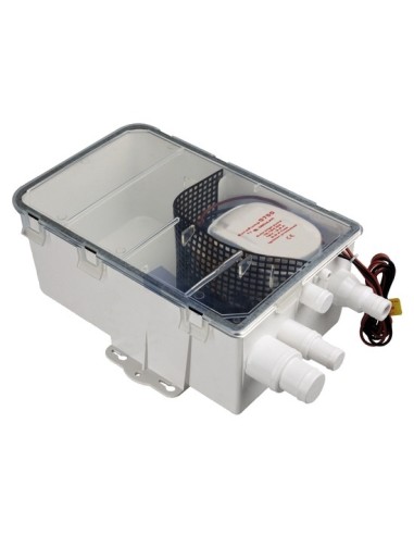 Pozzetto di raccolta acque grigie, completo di pompa automatica Europump Auto  - WC marini e accessori - 1613012