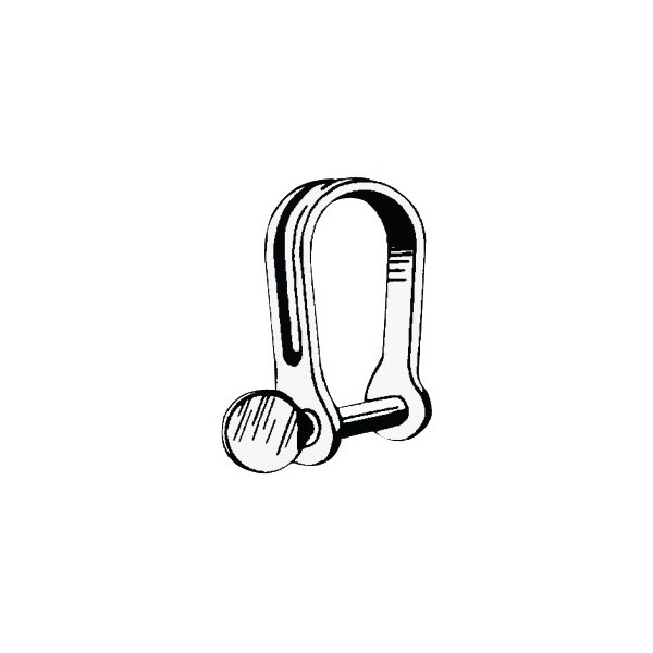 Stainless Strip Shackles (D-form) - Ironware - 0886504