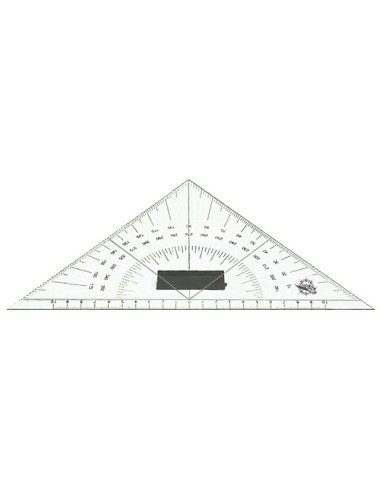 Plexiglass triangular protractor - Anchorage and Docking - 2614240