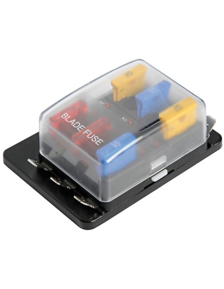 Fuse holder box with warning lights - Electricity - 1410270