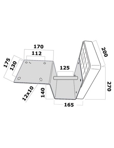 Supporto motore ausiliario per plancetta, modello ribassato - Home - 4737613