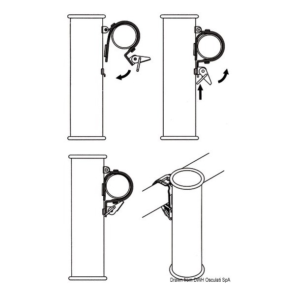 Pulpit rod holder - DECK EQUIPMENTS - 4117057 2