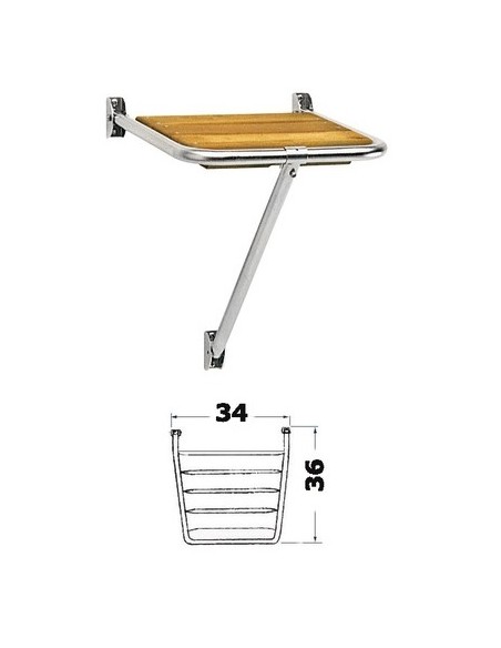 Mini platform 36x34 cm for dinghies