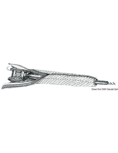 Rigging screw protectors made of UV-resistant white polyester - SAILING &amp; SPORT - 0759601
