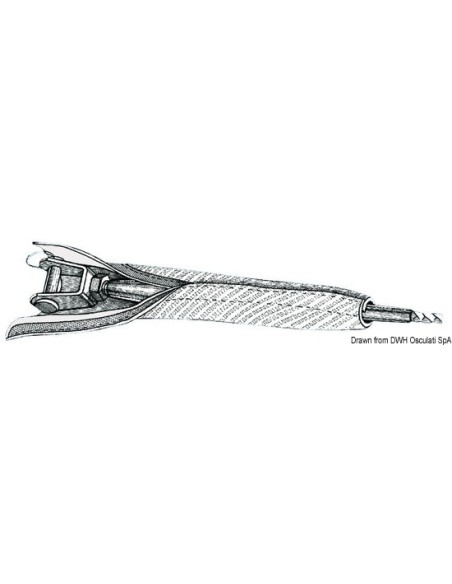 Rigging screw protectors made of UV-resistant white polyester - SAILING &amp; SPORT - 0759601