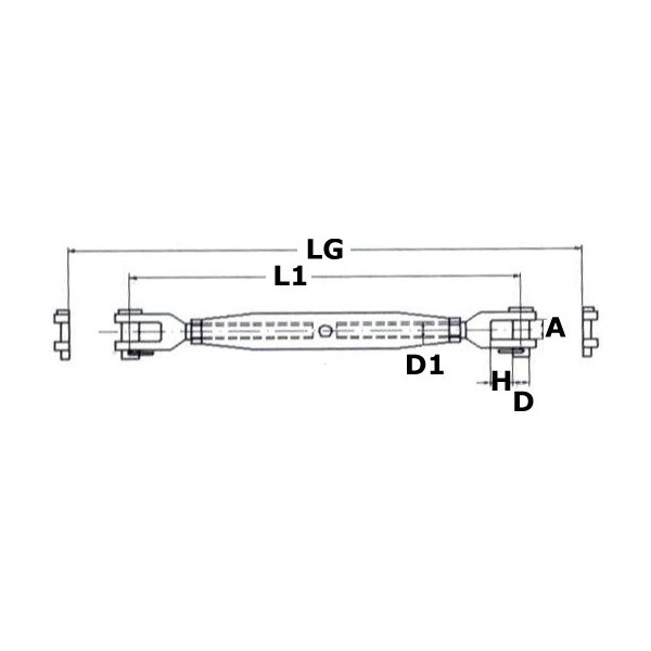 Tenditore tornito dalla barra - VELA &amp; SPORT - 0719204 2