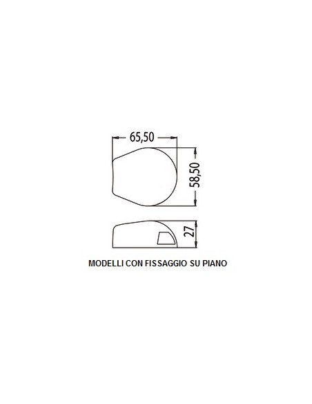 Luce di via a LED Sea-Dog per scafi fino a 12 mt - Illuminazione - 1105001