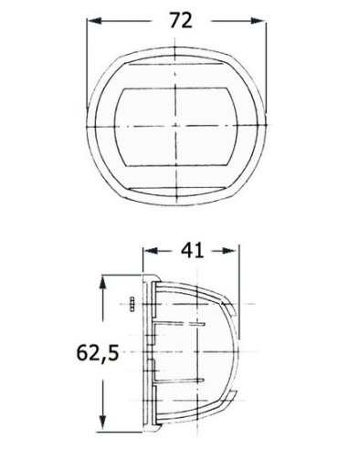 Compact 12 navigation lights -  - 1140601