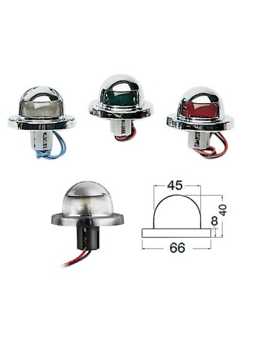 Utility navigation lights made of chromed ABS - Lighting - 1140302