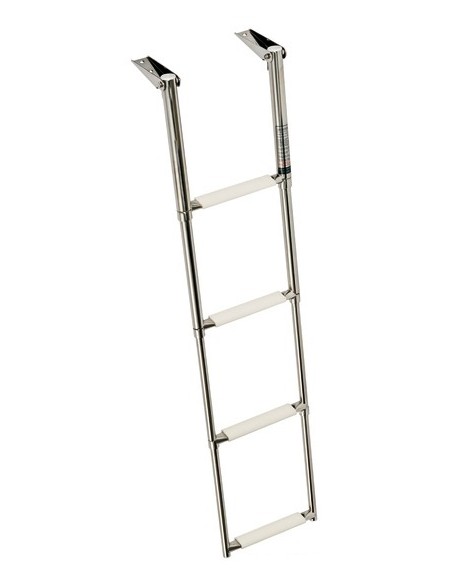 Scaletta telescopica per plancetta - 4 gradini - Ancoraggio e Ormeggio - 4954104