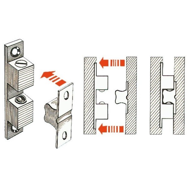 Door stopper pawl - Ironware - 3853300