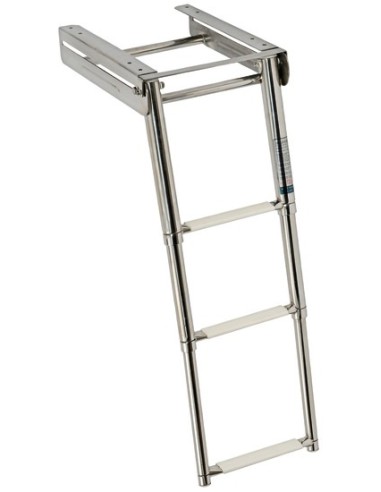Platform foldable ladder, fitted with telescopic slide - Anchorage and Docking - 4954303